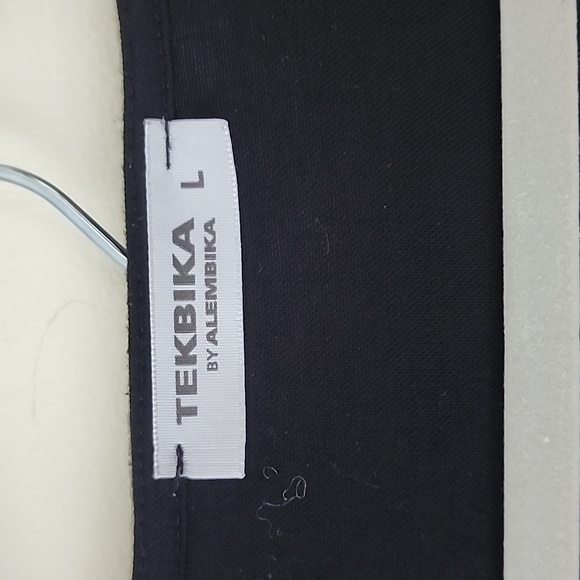 Alembika Floral Black White Lantern Pants &  Trapeze Top set L - Picture 3 of 7